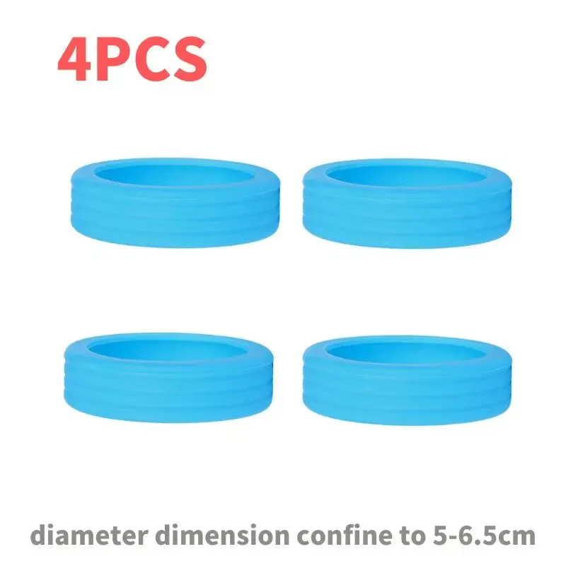 8/4PCS Luggage Wheels Protector Silicone Wheels Caster Shoes Travel Luggage Suitcase Reduce Noise Wheels Guard Cover Accessories