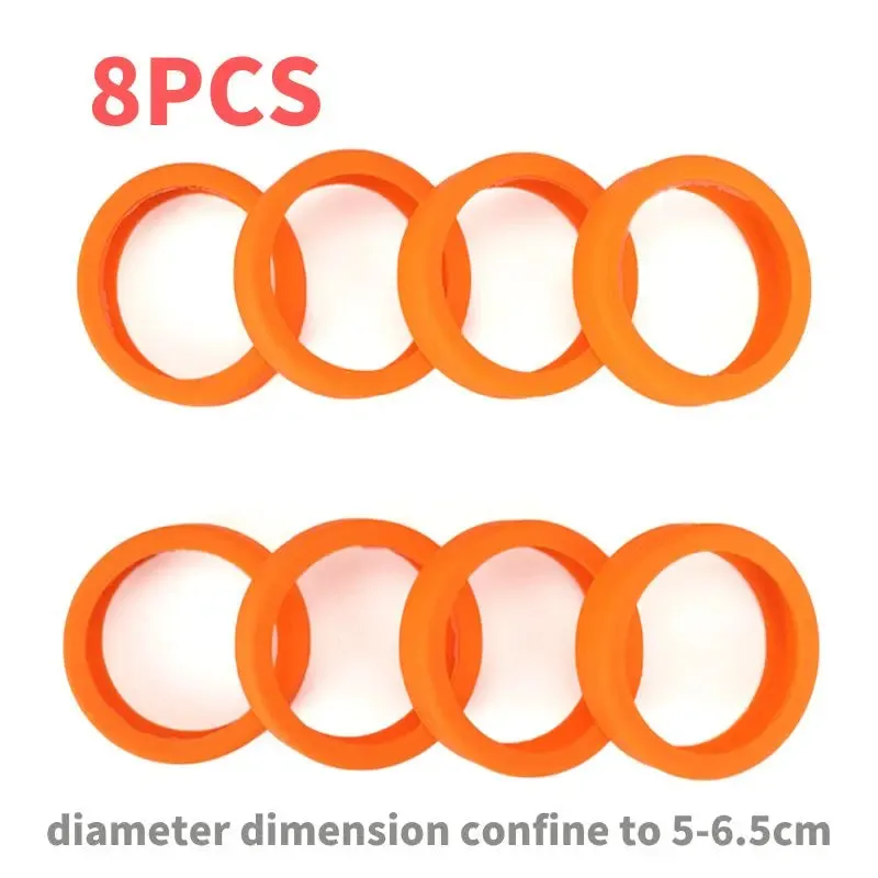 8/4PCS Luggage Wheels Protector Silicone Wheels Caster Shoes Travel Luggage Suitcase Reduce Noise Wheels Guard Cover Accessories