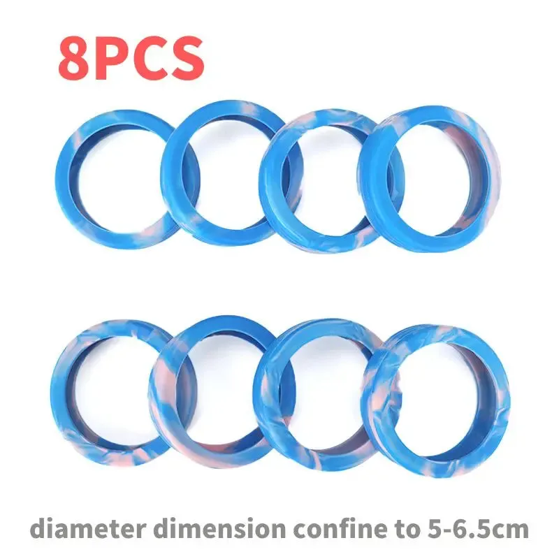 8/4PCS Luggage Wheels Protector Silicone Wheels Caster Shoes Travel Luggage Suitcase Reduce Noise Wheels Guard Cover Accessories