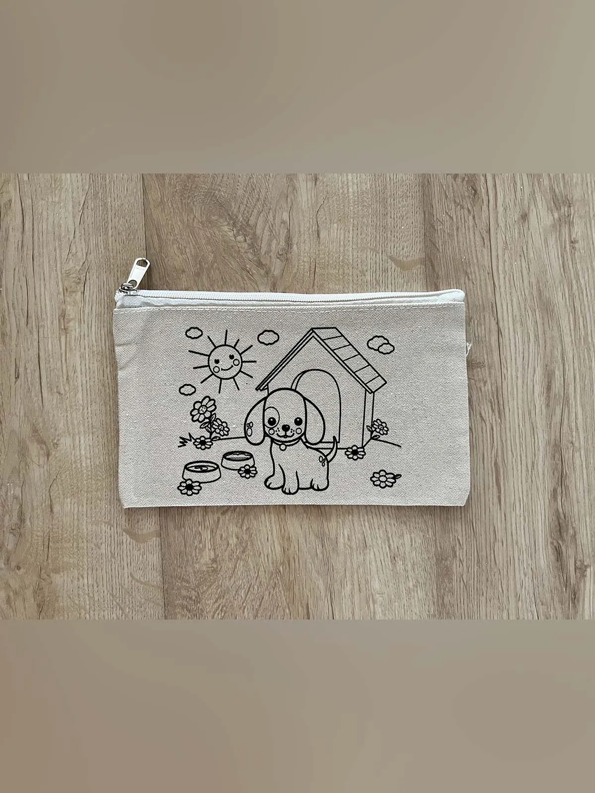 DIY Colouring My Pet Dog Pouch
