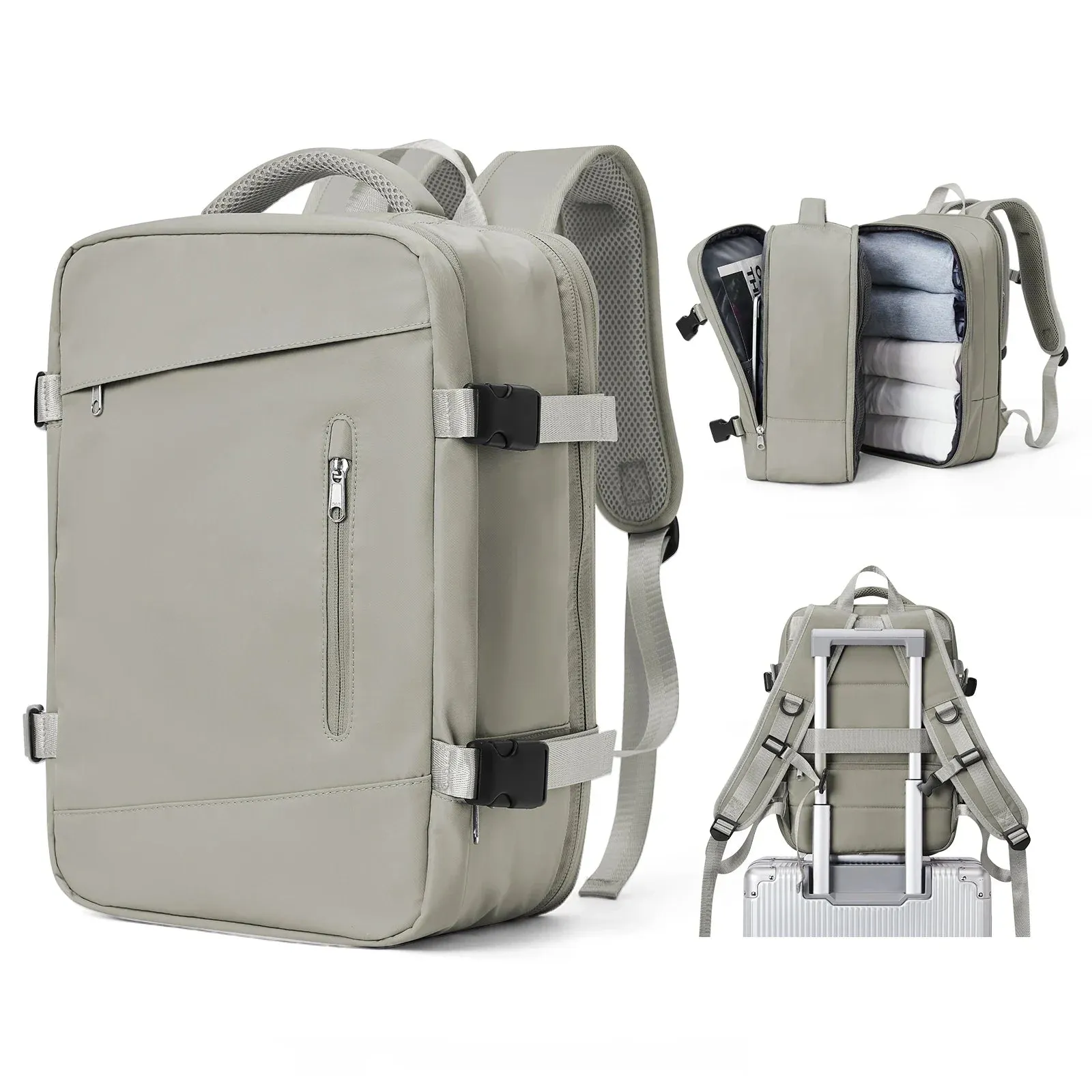 Expandable Anti Theft Cabin Backpack for Travel