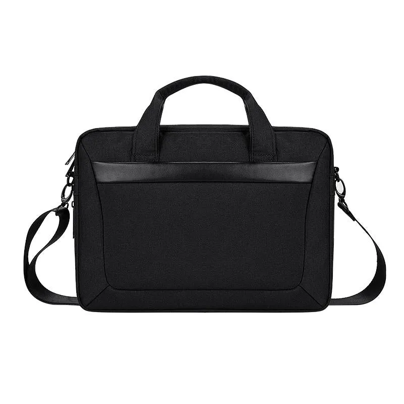 Expandable Laptop Bag - Waterproof Oxford Cloth Detachable Shoulder Strap