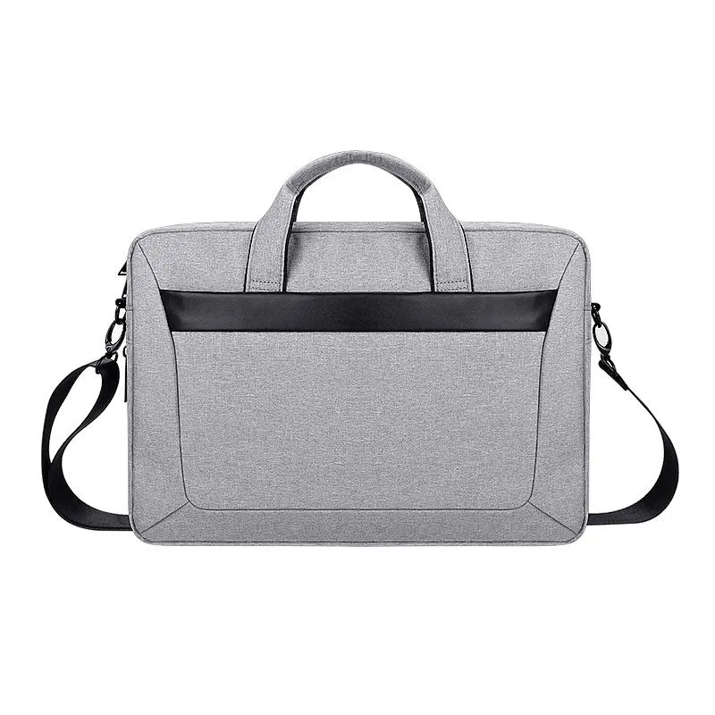 Expandable Laptop Bag - Waterproof Oxford Cloth Detachable Shoulder Strap