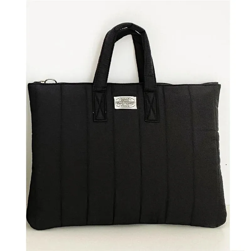 For Macbook Air Pro Ipad Tablet 9,10,11" Mid Notebook 13.3,14,15.6 Inch Handle Case Laptop Bag