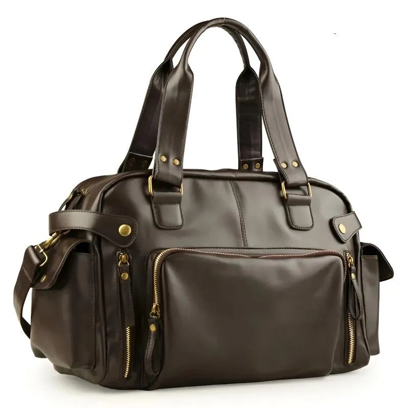 Gianni Leather Duffle Bag