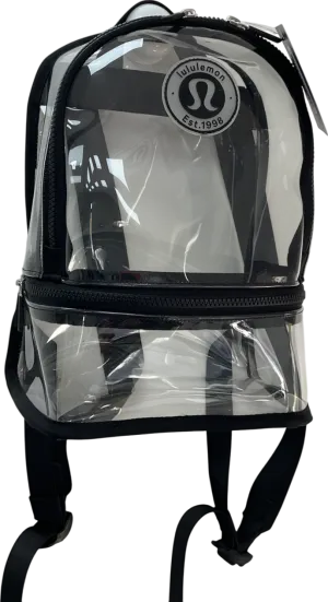 Lululemon White Clear Backpack Mini 10l Logo