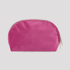 Luxe Velvet Pouch - Berry
