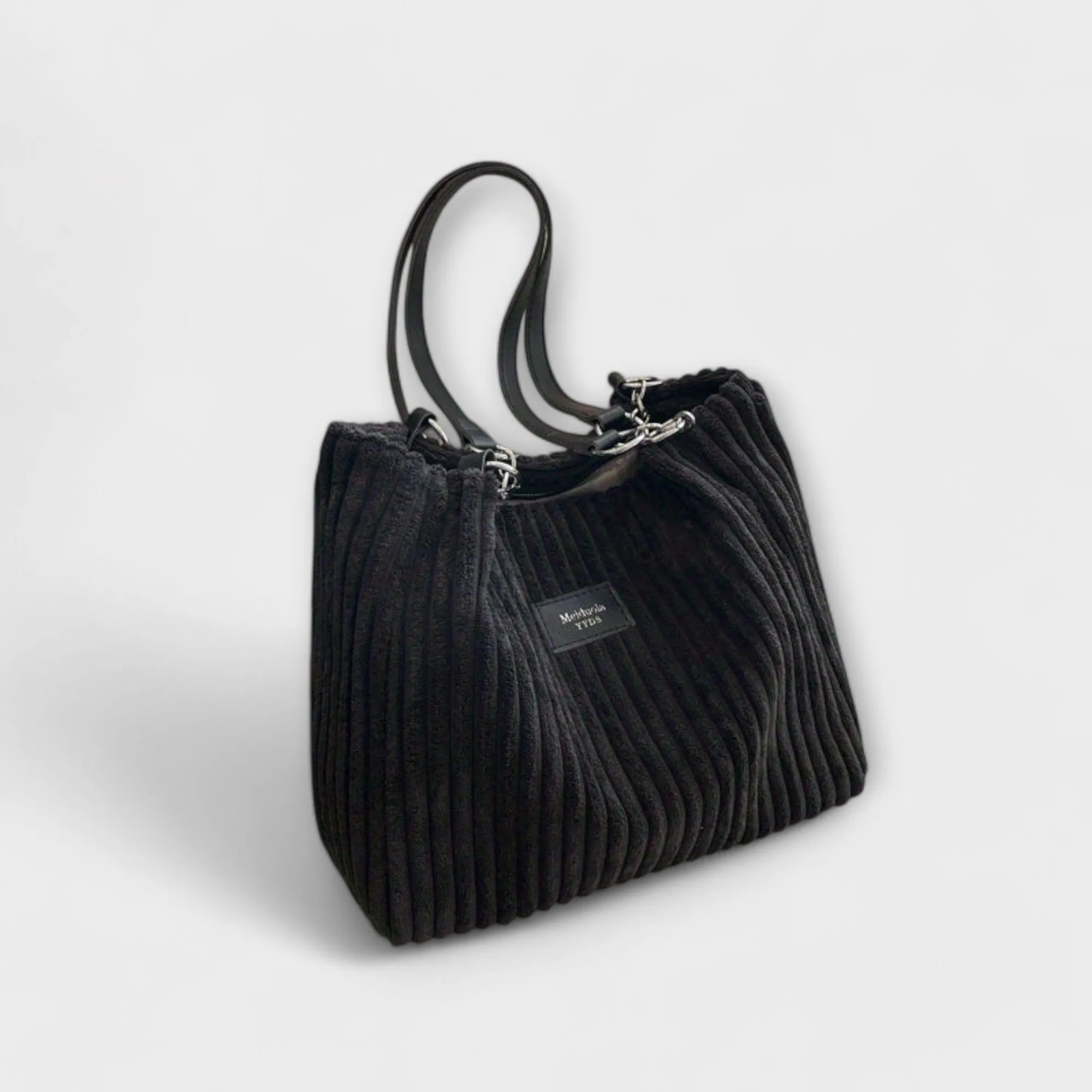 Plush Corduroy Shoulder Bag