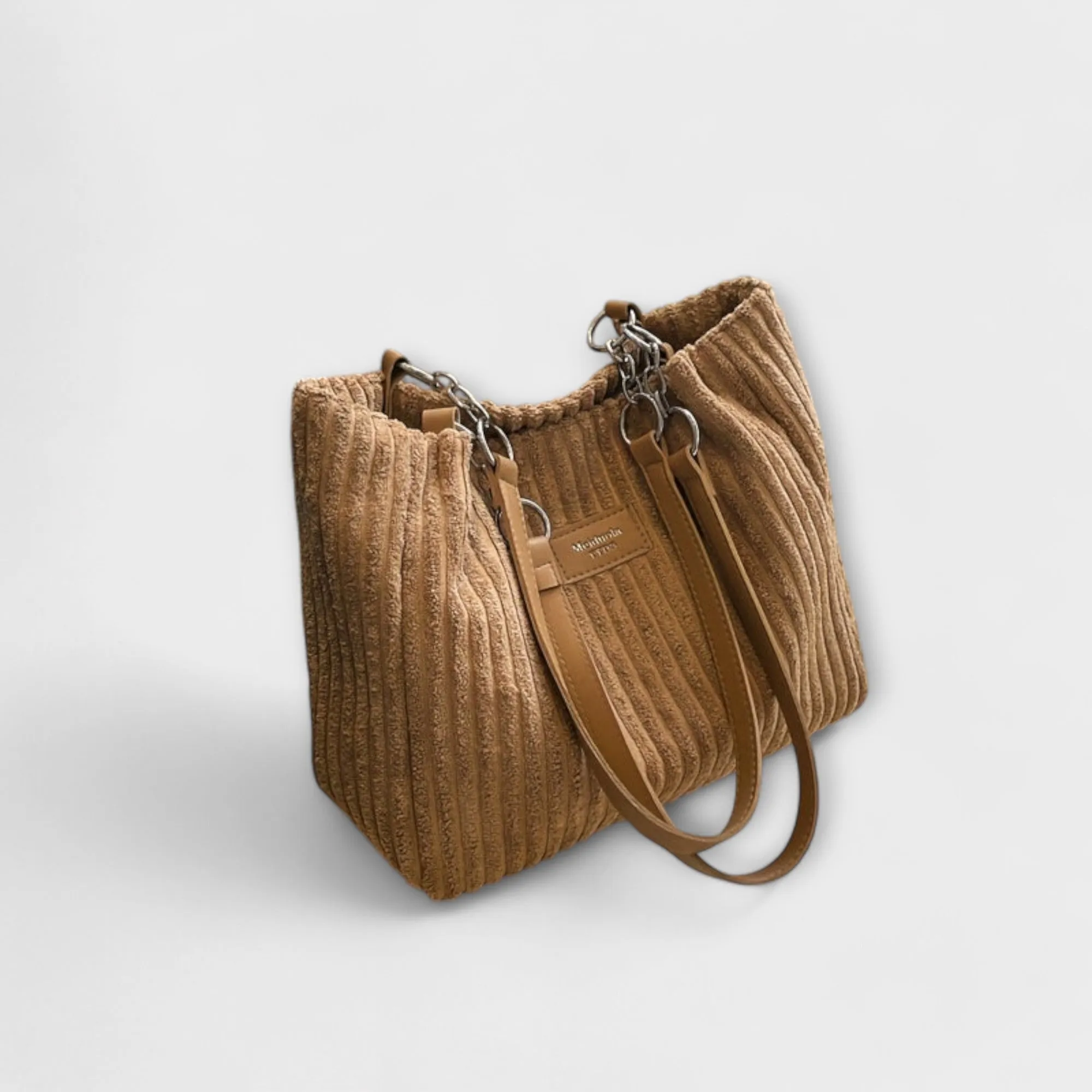 Plush Corduroy Shoulder Bag
