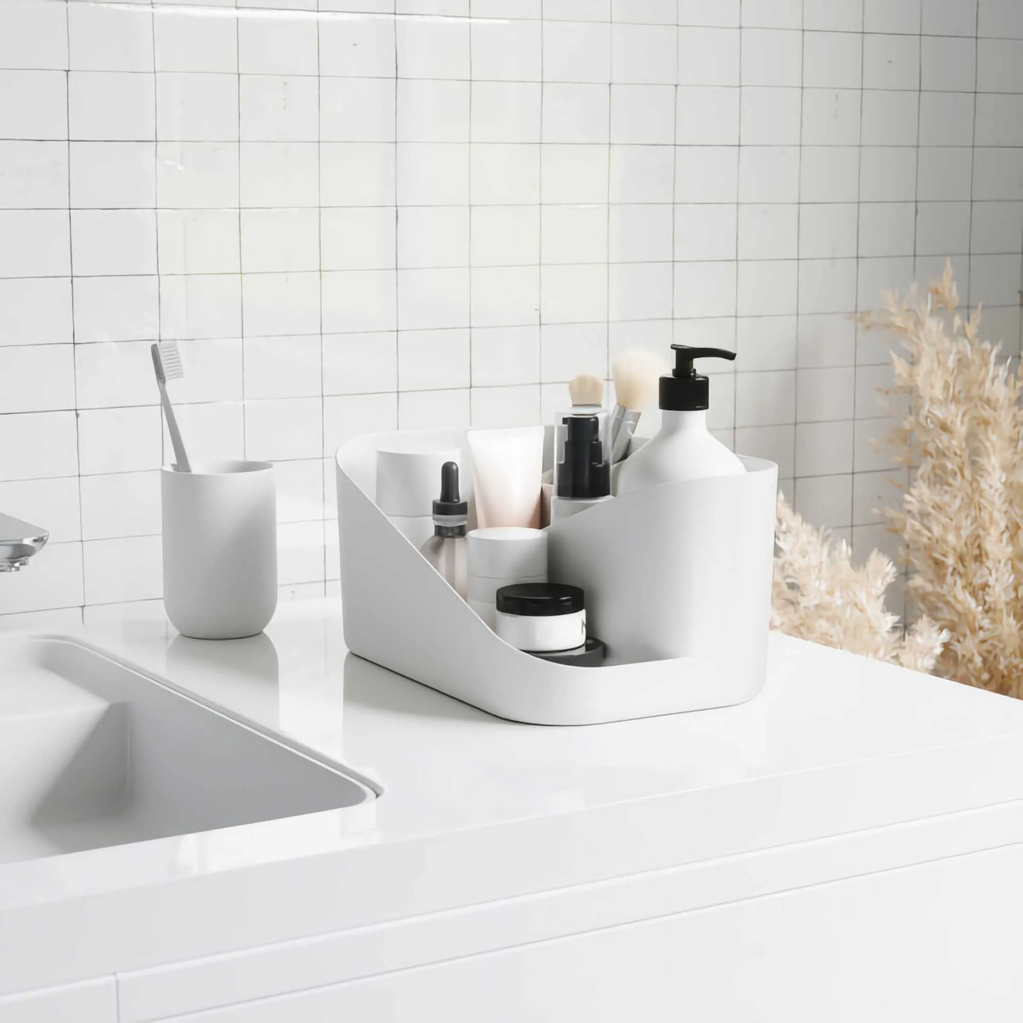 Umbra Glam organiser, White/Grey