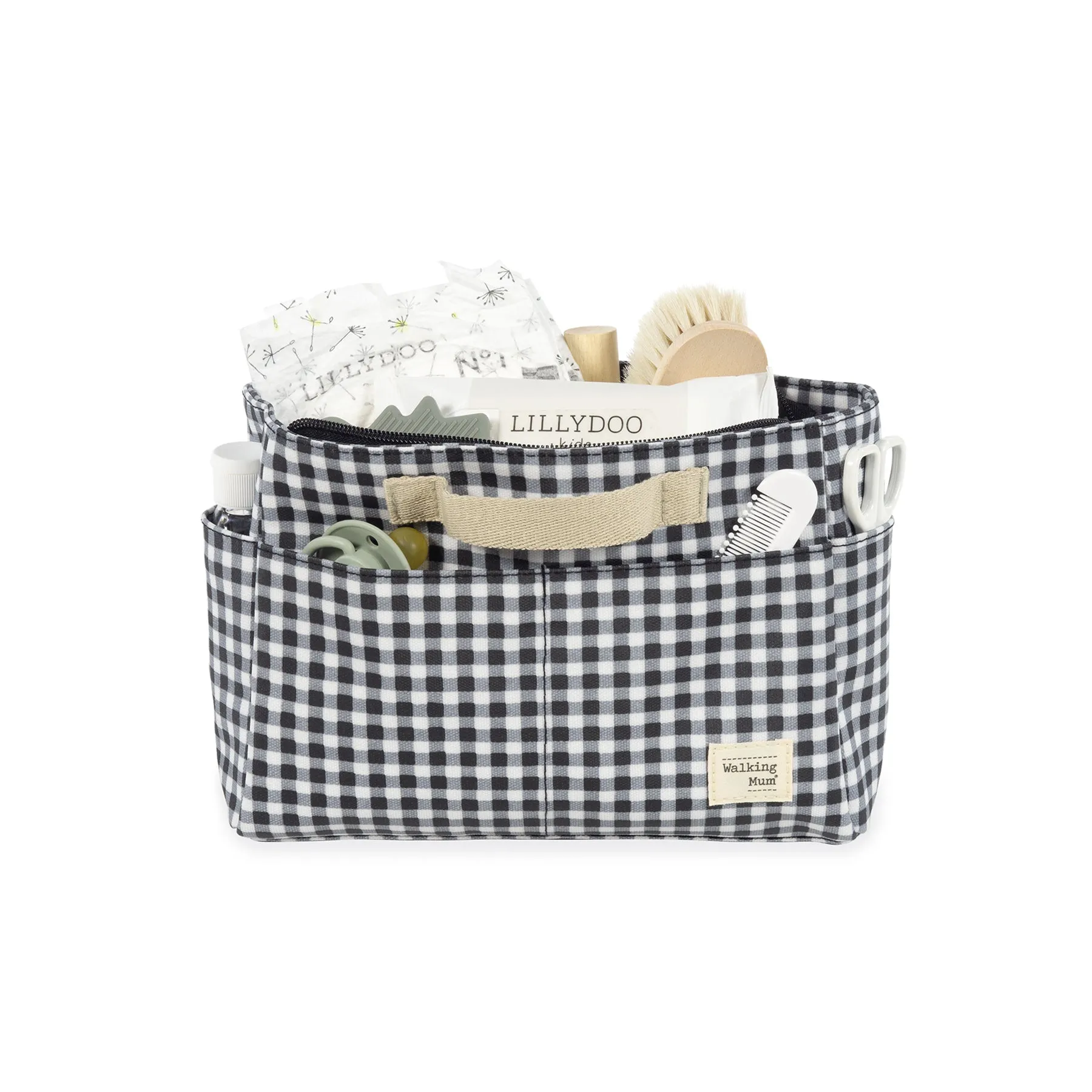 Walking Mum I Love Vichy Black Travel Essentials Pouch