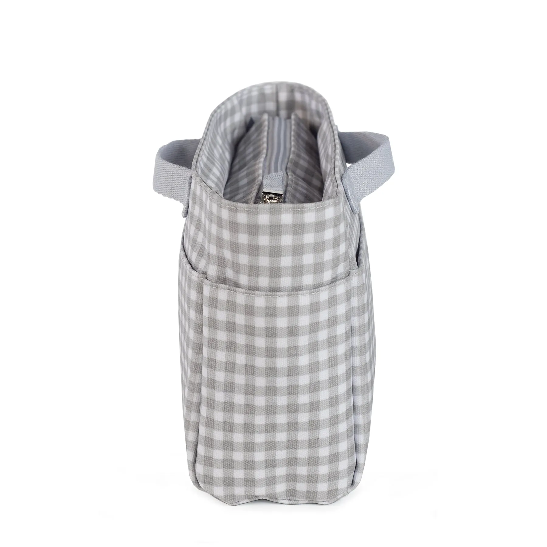 Walking Mum I Love Vichy Grey Travel Essentials Pouch