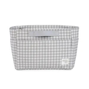 Walking Mum I Love Vichy Grey Travel Essentials Pouch